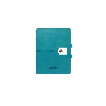 Personalized Air Asia A5 Notebook (Green)