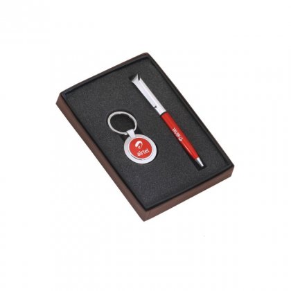 Personalized Airtel (Ball Pen+ Key-Chain) Gift Set