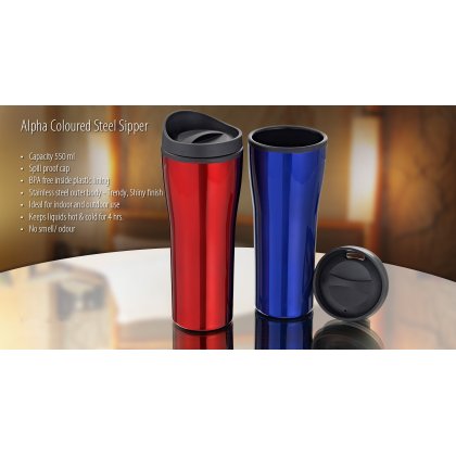 Personalized Alpha Colored Sipper (500Ml)