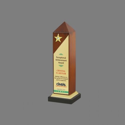 Personalized Cintas Star Award Star Trophy