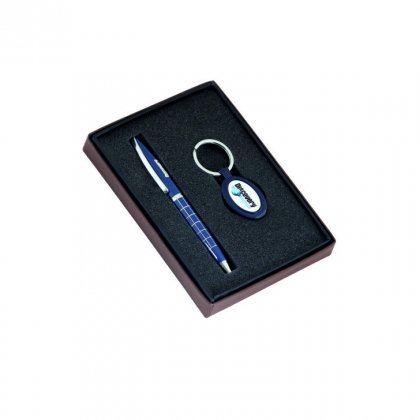 Personalized Discovery Channel (Ball Pen+ Key-Chain) Gift Set