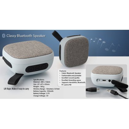 Personalized Fabric Bluetooth Speaker