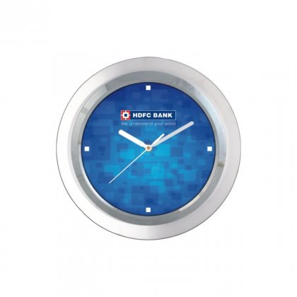 Personalized Hdfc Bank Wall Clock (9" Dia)