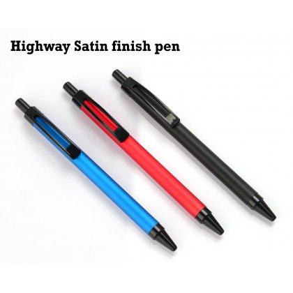 Personalized Highway Satin Finish Pen