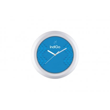 Personalized Indigo Wall Clock (9.5" Dia)