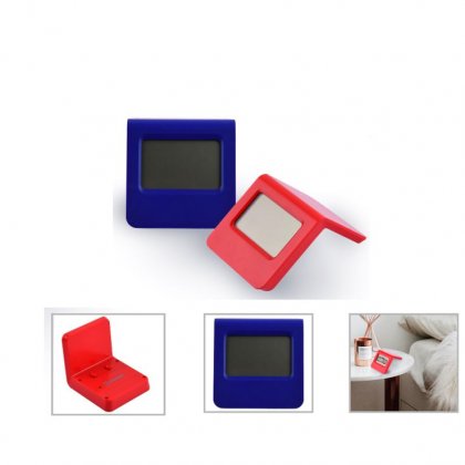 Personalized Lcd Alram Clocks (T O C S - Arc) / Red