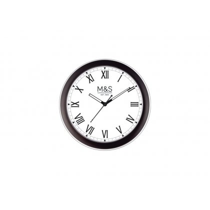 Personalized M&S Ecoline Wall Clock (9" Dia)