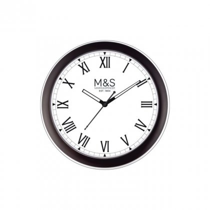 Personalized M&S Ecoline Wall Clock (9" Dia)