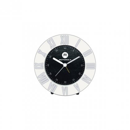 Personalized Motorola Table Clock (3.25" Dia)