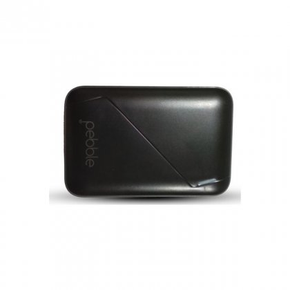 Personalized Pebble 4400Mah Power Bank (Ppc44Buc(N) Black)