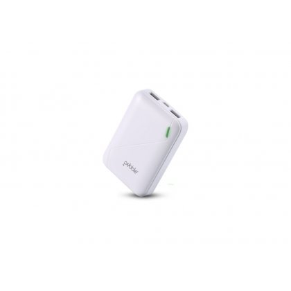 Personalized Pebble 4400Mah Power Bank (Ppc44Buc(N)White)