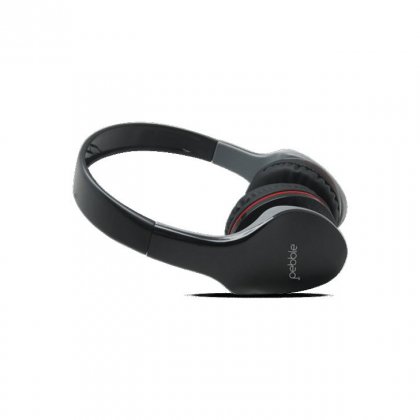 Personalized Pebble Aux Headphone (Wave Black)