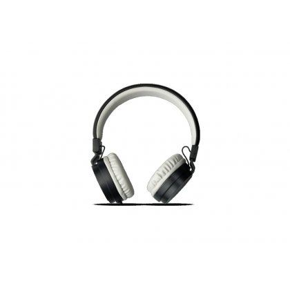 Personalized Pebble Aux Headphone With Mic (Echo Black)