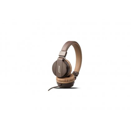 Personalized Pebble Aux Headphone With Mic (Echo Mocha)