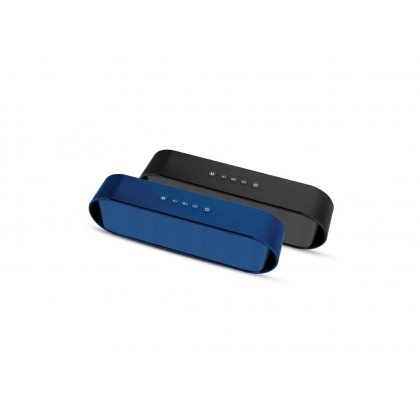 Personalized Pebble Bluetooth Speaker 8W (Groove Slide Blue)