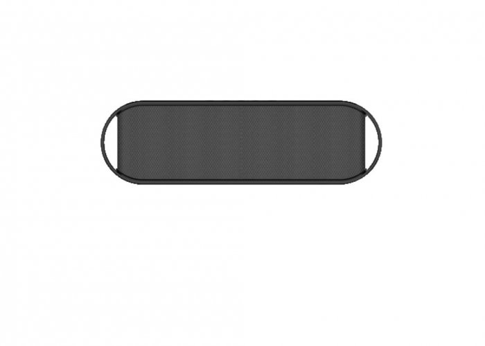Personalized Pebble Bluetooth Speaker 8W (Groove Slide Grey)