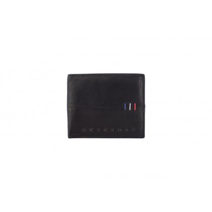 Personalized Classic Black Leather Wallet