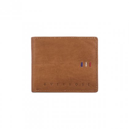 Personalized Classic Tan Leather Wallet