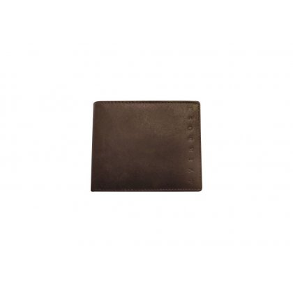 Personalized Flagship Brown Leather Wallet