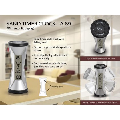 Personalized sand timer clock