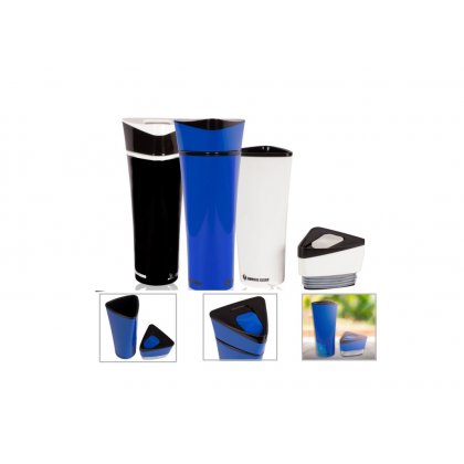 Personalized Sports Bottle (470Ml) (A Q U A - Tristar) / White, Blue, Black