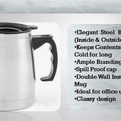 Personalized Steel Mug (480 Ml)