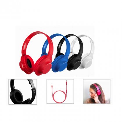 Personalized Stereo Headphones (R H Y T H M - Bass 2.0) / Black, Red, Blue, White