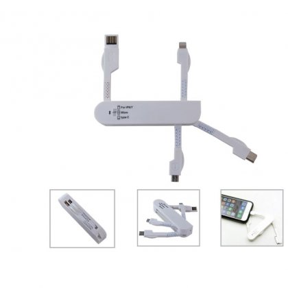 Personalized Swiss Knife Adaptors - C Type (V O L T - Kord -C) / White