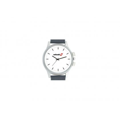 Personalized Swissair Matte Finish Box Wrist Watch