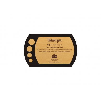 Personalized Thank You Engraving Area Memento (5"X3.5")