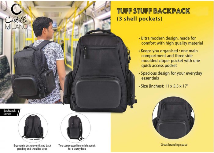 Personalized Tuff Stuff Backpack (3 Shell Pockets)