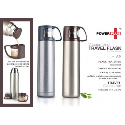 Personalized vacuumized travel flask (700 ml approx)