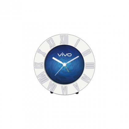 Personalized Vivo Table Clock (3.25" Dia)