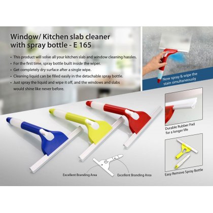 Personalized window/ kitchen slab cleaner with spray bottle