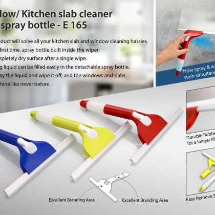 Personalized window/ kitchen slab cleaner with spray bottle