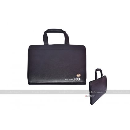 Personalized Black NDM Portfolio Bag