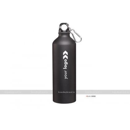 Personalized Black Matt Sports Bottle 750ml