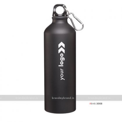 Personalized Black Matt Sports Bottle 750ml