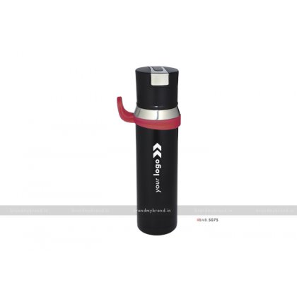 Personalized Black Red Premium Flask 550ml