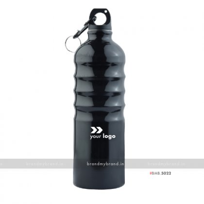 Personalized Black Ring Sports Bottle 750ml