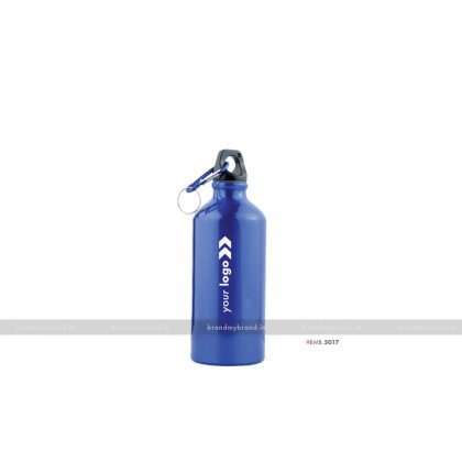 Personalized Blue Gloss Sports Bottle 500ml