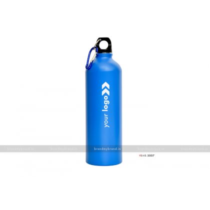 Personalized Blue Matt Sports Bottle 750ml