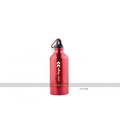 Personalized Red Gloss Sports Bottle 500ml