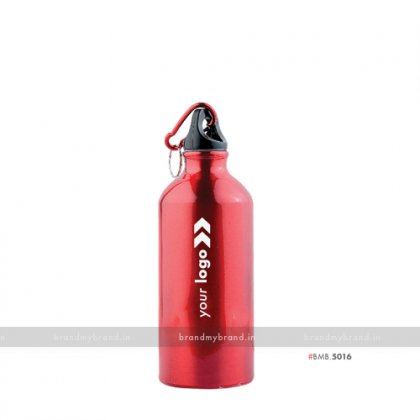 Personalized Red Gloss Sports Bottle 500ml
