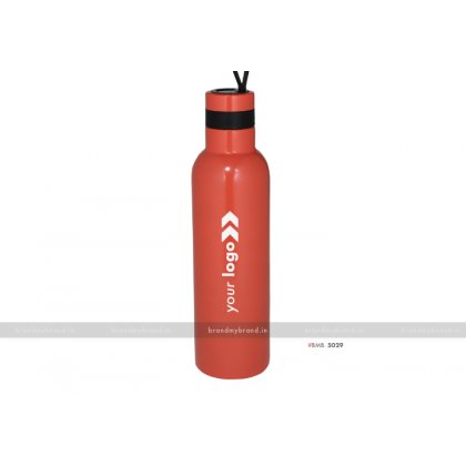 Personalized Red Steel Bottle 1000ml