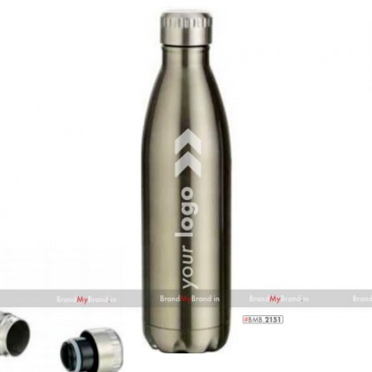 Personalized silver oasis-double wall vacuum flask (750 ml)