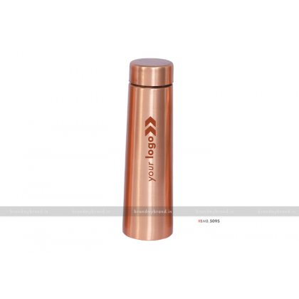 Personalized Slim Copper Bottle