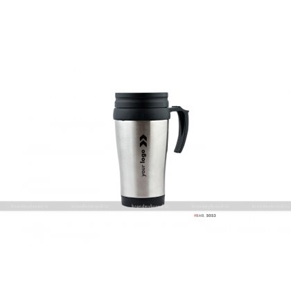 Personalized Steel Mug with inside Plastic 400ml