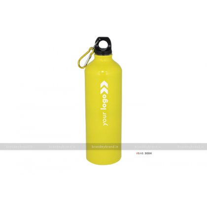 Personalized Yellow Gloss Sports Bottle 750ml
