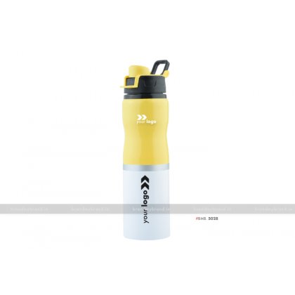 Personalized Yellow White Sipper Bottle 700ml